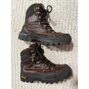 Georgia Hiker Work Boot Waterproof Leather Vibram Mens 11.5 M Brown G6513 Winter